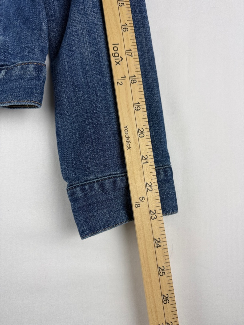 Tommy Hilfiger Stretch Denim Jean Jacket Women's Size M Blue - Picture 2 of 8